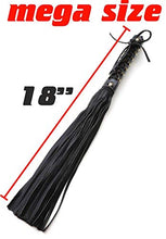 Load image into Gallery viewer, RIDIN Leather Sex Whip for Sex Play - Spanking Sex Flogger Adult Paddle - BDSM Whip Spanking Flogger
