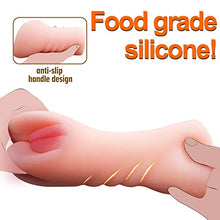 Load image into Gallery viewer, Ohiele Lifelike Male Masturbator Adult Realistic Pussy Sex Toy with 3D Realistic Vagina Texture and Tight Anal Silicone Soft Touch Portable Deep Throat Sex Stroker for Men Masturbation (Plus Size)
