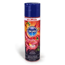 Load image into Gallery viewer, SKINS Mango &amp; Passionfruit Flavoured Lube with ReAquav8 Technology  Water based lube with Mango &amp; Passionfruit flavour - 4Oz
