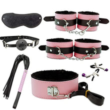 Load image into Gallery viewer, JKYYDS Adult Products Restraint Gear SM Sets Butt Plugs Tails Restraint Straps Accessories Sex Toys Female Couples (Color : 2pcs Pink)
