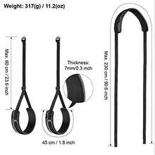 Load image into Gallery viewer, Bondage Leg Restraint Thigh Sling with Adjustable Straps Couples Toy Black Bondage Rope Kit Restraint with Cuffs and Collar20221207
