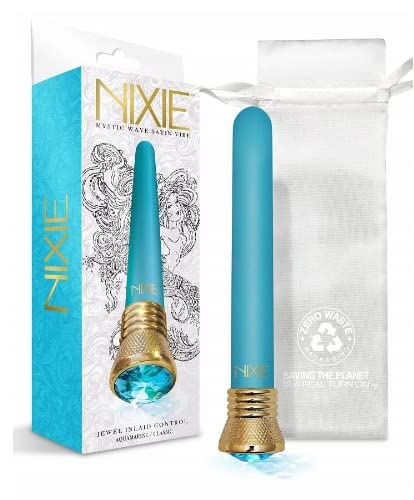 Global Novelties LLC 76982: Nixie Jewel Satin Classic Vibe 10X Aquamarine