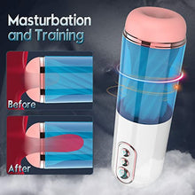 Load image into Gallery viewer, MaleMasturbatorsPocketPussyHandsFree-AutomaticSuckingAdultSexToysforMen,3DRealisticTextured,with3VacuumSuctionStroker&amp;5Vibration 7K2P
