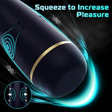 Load image into Gallery viewer, Automatic Male Masturbator with 10 Vibrations for Penis Stimulation, Electric Pocket Pussy for Male Stroker, Realistic Textured 3D Vagina, Man Masturbation Sex Toy for Men Male Adult Sex Toys
