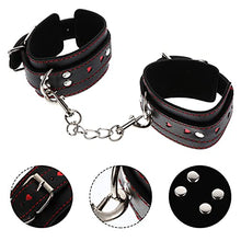 Load image into Gallery viewer, KESYOO Wrist Cuff Wrist Cuff Under Bed Bondage Adult Hand Cuffs Heart Pattern Fetish Toys Bondage Role Play Toys for Couple Lover Restraint Handcuff Wrist Restraints
