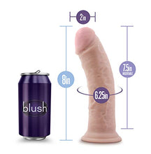 Load image into Gallery viewer, Blush Au Naturel 8&quot; Realistic Dildo, Long, Thick, Suction Cup Harness Compatible, Sex Toy for Women, Sex Toy for Adults
