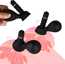 Load image into Gallery viewer, 2Pcs Nipple Suckers Rotating Nipple Toy Nipple Enlarger Nipple Suckers for Pleasure Sexual Nipple Suckers for Men Nipple Play Nipple Suckers for Women Pleasure A10
