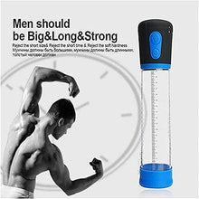 Load image into Gallery viewer, Men&#39;s Enlargement Pumps 8 Inch Wide Cock Ring Men&#39;s Penis Vibrator Penis Pump Tube Penis Extender Sleeve Male Penis Enlargement Pump Vacuum Sucking Sex Toy
