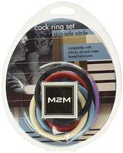 Load image into Gallery viewer, Nitrile 5pk Crings Blk Wht Red Blue Purp
