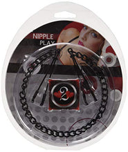 Load image into Gallery viewer, Heart 2 Heart Nipple Tweezer Clamps with Chain, Black
