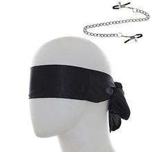 Load image into Gallery viewer, Bondage Blindfold Eye Mask Under The Bed Restraints S Nipple Clamps Chain Jewelry Clips Toys
