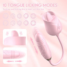 Load image into Gallery viewer, Rose Sex Toy Vibrator Sex Toys for Womans Handheld Waterproof Quiet Rechargeable Personal Massager for Women (Pink)
