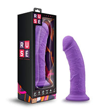 Load image into Gallery viewer, Blush Ruse Jammy 8 Inch Silicone Dildo, Thick, Girthy, Suction Cup, Strap On Harness Compatible, Sex Toy for Women
