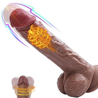 Thrusting Vibrator Dildo with Heating - 8.7