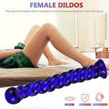 Load image into Gallery viewer, Yustery Glass Artificial Pleasure Wand Masturbation Masturbation Toy Anal Plug Fake Dildos
