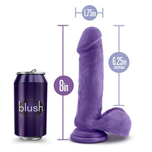 Load image into Gallery viewer, Blush Au Naturel Bold Hero 8 Inch Realistic Dual Density Dildo, Sex Toy for Women, Sex Toy for Adults, Purple
