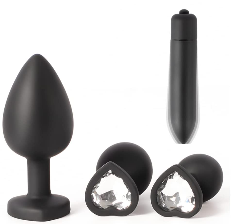 4PCS Waterproof Anal Plug Expanding Plug for Adult