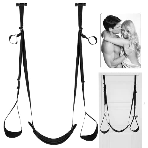 Sex Swing Adult Couples Sex Door Swing, Portable Sex Swings with Wider and Thicker Pads. Sex Position Furniture with Adjustable Straps That can Hold up to 300 lbs.