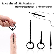 Load image into Gallery viewer, 3 Piece Portable Black Silicone Male Tool for Advanced and Beginner
