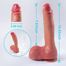 Load image into Gallery viewer, Huge Dildo, 10.43 Inch Realistic Dildo Feels Like Skin, Massive Dildo with Strong Suction Cup, Big Size Anal Dildo, Adult Sensory Toys, Sex Toys for Couples Male &amp; Female &amp; Gays Flesh Cobulipo
