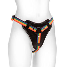 Load image into Gallery viewer, Strap U Rainbow Harness w/Silicone O-Rings (AG996)
