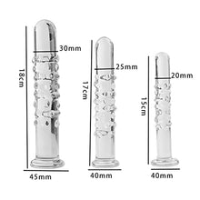 Load image into Gallery viewer, Anal Plug Fast? Adaptation Full Stimulation Glass Butt Plug Sex Toy for Women M
