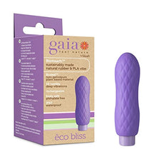 Load image into Gallery viewer, Blush Gaia Eco Bliss Plant-Based 4&quot; Waterproof Multifunction Powerful Vibrator in Lilac Sustainably Made of BioTouch &amp; BioFeel Worlds First Plant Vibe Vagina Anal Play Pleasure Adult Sex Toy Couples
