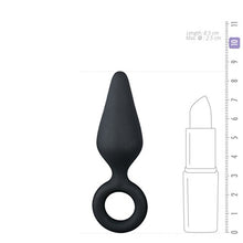 Load image into Gallery viewer, EasyToys Anal Collection - Butt Plug - 8.5 cm / 3.35 inch cm - Black Anal Toys-buttplug for Men and Women
