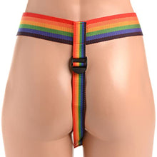 Load image into Gallery viewer, Strap U Rainbow Harness w/Silicone O-Rings (AG996)
