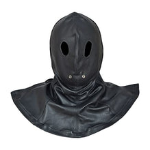 Load image into Gallery viewer, Genuine Real Leather Bondage BDSM Hood Fetish Mask Role Play (Medium)
