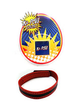 Load image into Gallery viewer, Ka-pow Color Ring Leather Velcro Red and Black
