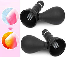 Load image into Gallery viewer, 2Pcs Nipple Suckers Rotating Nipple Toy Nipple Enlarger Nipple Suckers for Pleasure Sexual Nipple Suckers for Men Nipple Sucker
