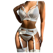 Load image into Gallery viewer, lingerie for women for sex play plus size lingerie sleepwear nightgown clubwear sex toys for couples sex sex things for couples kinky sex stuff for couples kinky adult sex toys D168 (White, Large)
