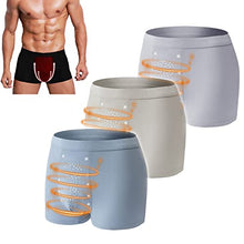 Load image into Gallery viewer, lunhaifi Long Lasting Man Tomarine Male Growth &amp; Hardening Delay &amp; Slimming Underwear,Long Lasting Man Underwear (3Pcs-A,3XL)
