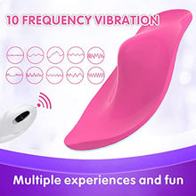 Load image into Gallery viewer, 10 Kinds Vibration Wearable Panty,Clit Butterfly Vibrator with Remote Control, Rechargeable Waterproof Vibrator for Women,Purple
