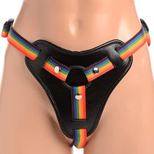 Load image into Gallery viewer, Strap U Rainbow Harness w/Silicone O-Rings (AG996)
