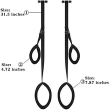 Load image into Gallery viewer, Door Sex Swing Sling for Couples Adult Six Harness Swivel Ropes Slings for Adult Bedroom Love Hanging Fetish Doorway Belt with Handles Games Black 007
