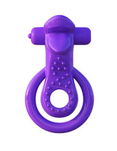 Load image into Gallery viewer, Pipedream Fantasy C-Ringz Lovely Licks Couples Ring Dildo, Purple, 1 Pound
