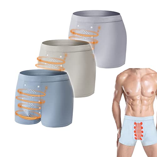 Long Lasting Man Tomarine Male Slimming Underwear for Men, Tomarine Male Growth & Hardening Delay Underwear for Obese Men (3XL,3pcs A)