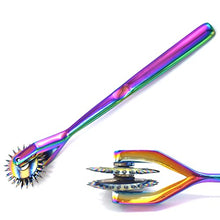 Load image into Gallery viewer, AAProTools Rainbow Color 1 Piece Wartenberg Wheel 2 Head Wartenberg Pinwheel Skin Sensation Diagnostic for Couples
