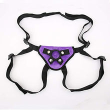 Load image into Gallery viewer, MISSTU Strapon Harness, Sex Toys for Beginner Lesbian Couples Wearable Panty Vibrating Panties Clitoral Stimulator Bullet Vibrator Pocket (Purple)
