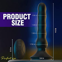 Load image into Gallery viewer, Wave Motion Prostate Massager Anal Vibrator Strong Suction Cup, Remote Control 10 Vibrating 4 Wave Modes, Clitoral G-Spot Stimulator Waterproof Adult Sex Toys for Men Women and Couples
