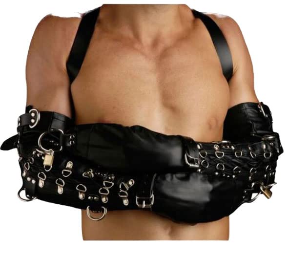 Strict Leather Deluxe Arm Binder Restraint Bondage (One Size, Black)