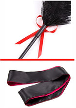 Load image into Gallery viewer, Crop Faux Leather Feather Tickler, Crop Feathers Tickle, Whip Feather, French Tickler
