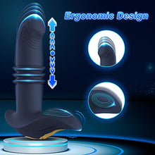 Load image into Gallery viewer, Thrusting Prostate Massager Anal Vibrator for Men&#39;s, Male Anal Sex Toys for Men - Vibrating Anal Butt Plug Toy for Women,10 Thrusting &amp; Vibrations, Remote Control, Waterproof (APP)
