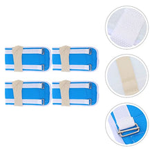 Load image into Gallery viewer, DOITOOL Wrist Brace Wrist Brace Wrist Brace Wrist Brace Elastic Bandages Knee Strap Holder: for Hand Feet Ankle Arm Constraints Control Sky Blue 4pcs Elastic Bandages Mittens
