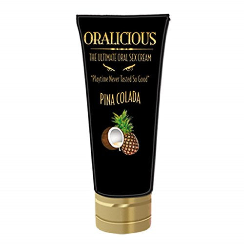 Oralicious (2oz Pina Colada) with Free Bottle of Adult Toy Cleaner