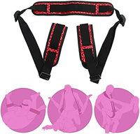 Door Sex Swing Sling for Couples Adult Six Harness Swivel Ropes Slings for Adult Bedroom Love Hanging Fetish Doorway Belt with Handles Games