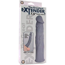 Load image into Gallery viewer, Nasstoys The Great Extender 7.5&quot; Penis Sleeve (Grey)
