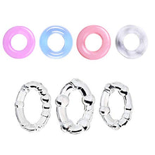 Load image into Gallery viewer, PATTNIUM 3PCS Silicone Cock Rings Sets,Penis Ring Delay Ring Erection Cock Ring Erection Enhancing Sex Toy for Man or Couples Play
